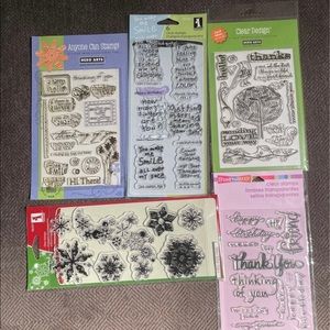Clear craft stamps